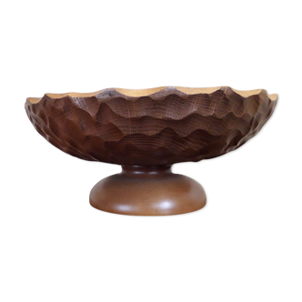 Wooden fruit bowl