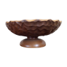 Wooden fruit bowl