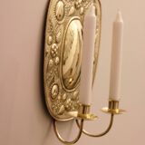 Mid Century Swedish Brass Sconce