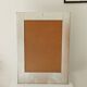 Large vintage rattan and cane mirror from the 70s