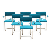 6 cantilever chairs from the 80s