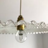 Vintage opaline pendant light