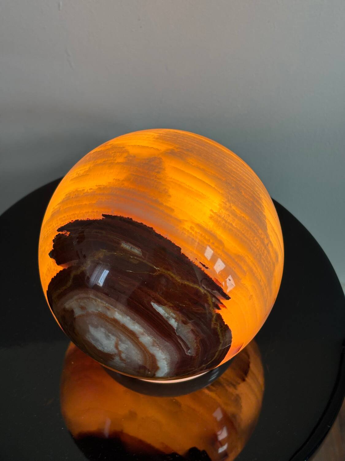 Vintage onyx lamp