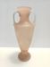 Peach Pink and White Scavo Glass Amphora Vase attr. to Seguso, Italy
