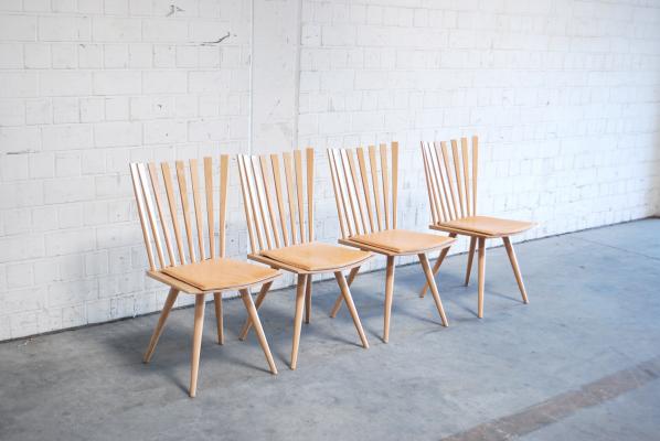 Lot de 4 chaises de salon mikado par Foersom & Hiort-Lorenzen pour Fredericia, 1999