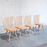 Lot de 4 chaises de salon mikado par Foersom & Hiort-Lorenzen pour Fredericia, 1999