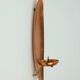 Large 1950s 60s mid century wall candle holder hammered copper