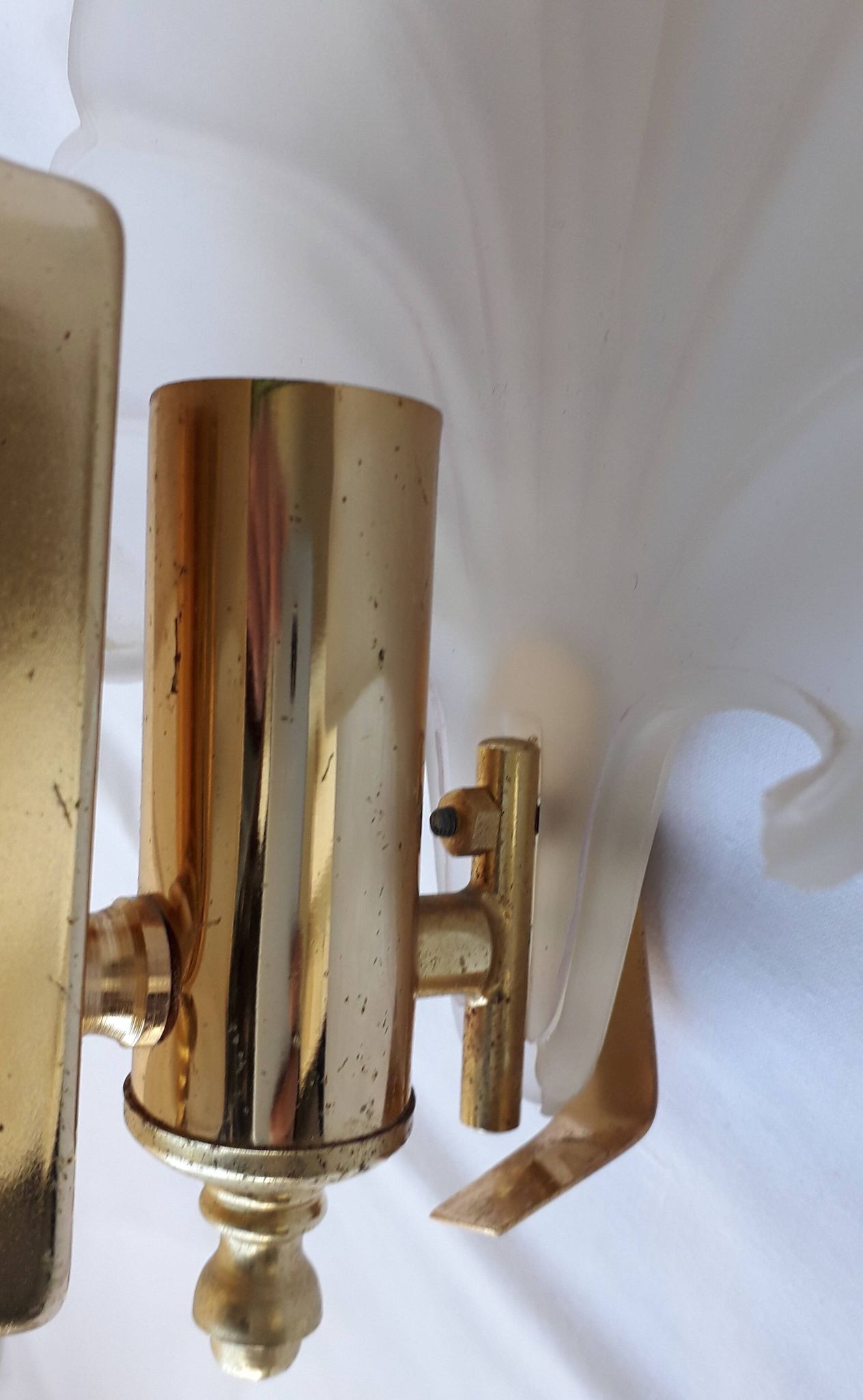 Applique coquillage en verre