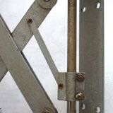 Zigzag wall lamp, accordion, metal scissors, 50s/60s design