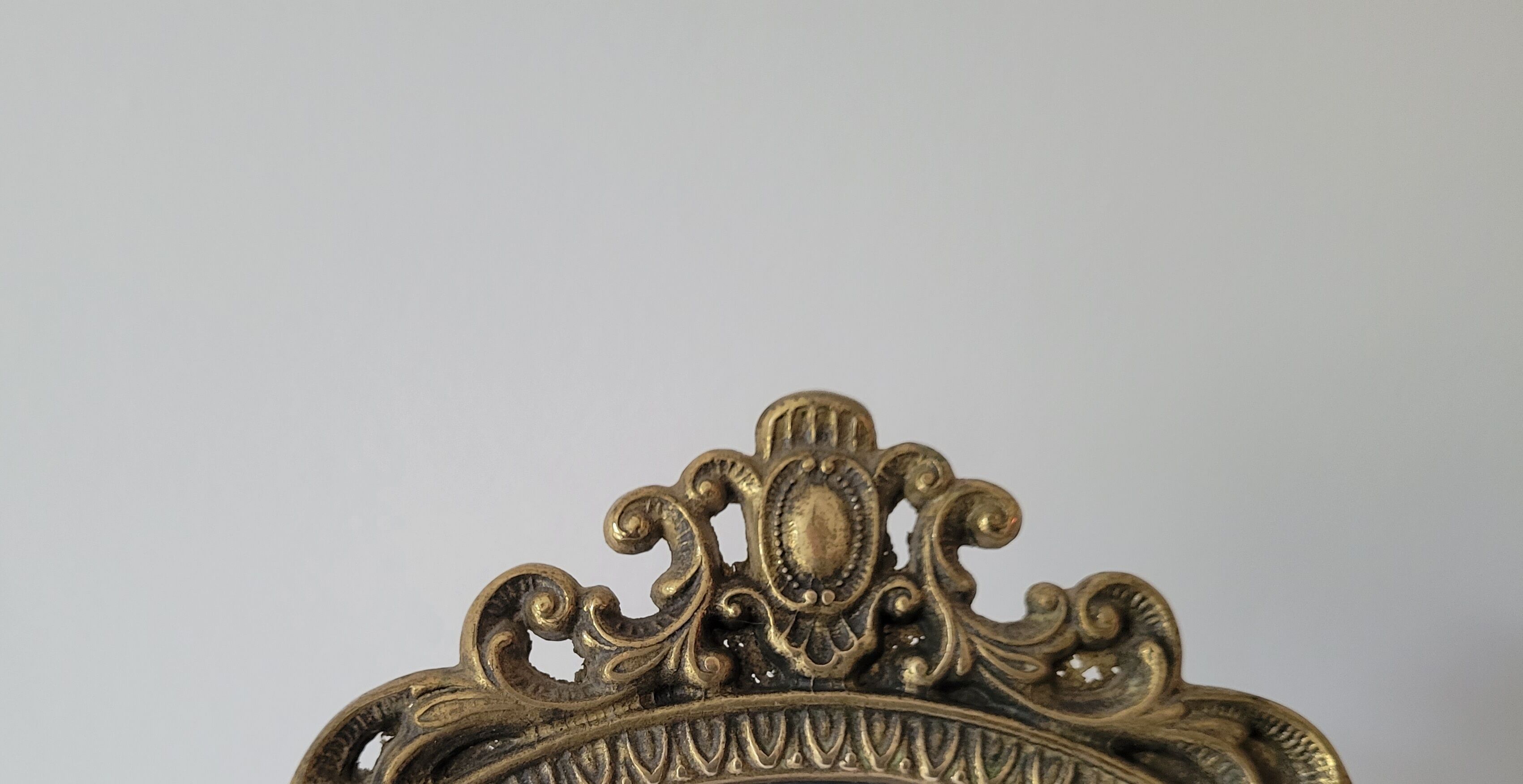 Miroir psyché en laiton