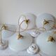 5 suspensions in white opaline Reserved