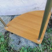 Étagères d'angle 1960 formica 3 plateaux