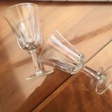 Set 11 vintage wine glasses