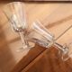 Set 11 vintage wine glasses