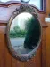 Important wooden wall mirror with stucco in Art Deco style/period - 65 x 44 cm