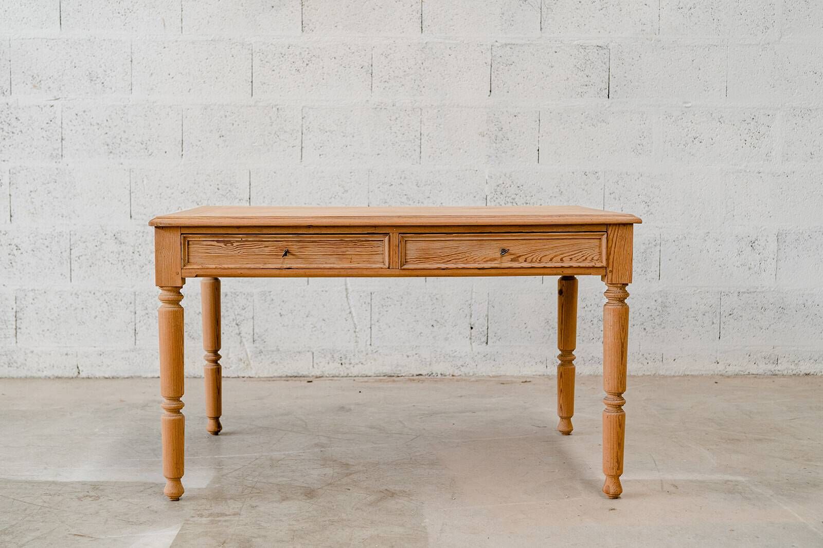 Table / bureau vintage brut