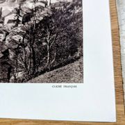 Saint-Léonard-de-Noblat, Haute-Vienne, printed photo plate from 1942.