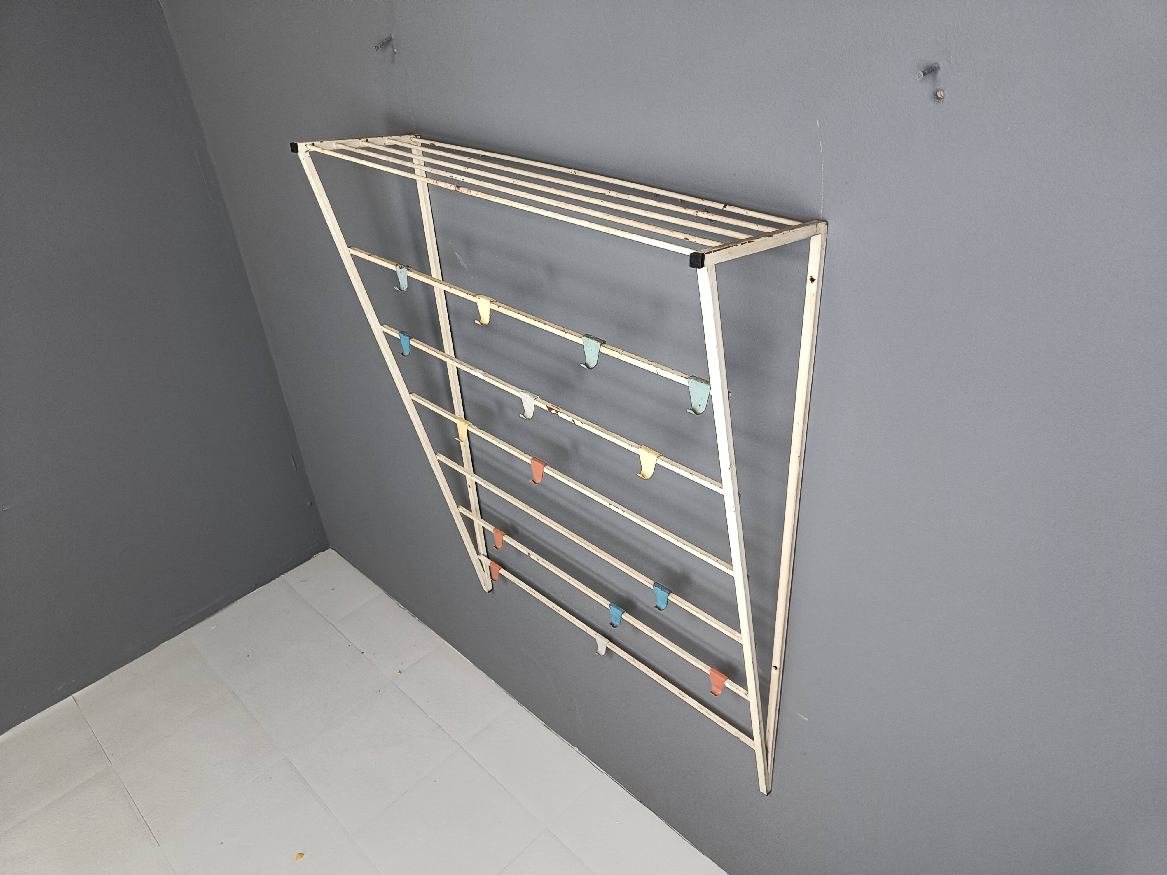 Vintage coat rack by Tjerk Reijenga for Pilastro, 1950s