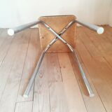 Tabouret en formica rose des années 50