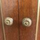 Antique wood bookcase furniture Napoleon III style