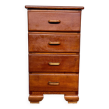 Vintage art deco weekly chest of drawers