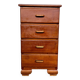 Vintage art deco weekly chest of drawers