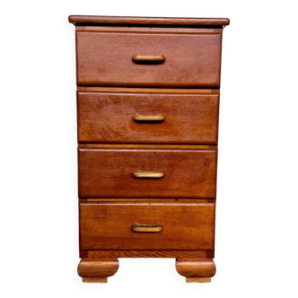 Vintage art deco weekly chest of drawers