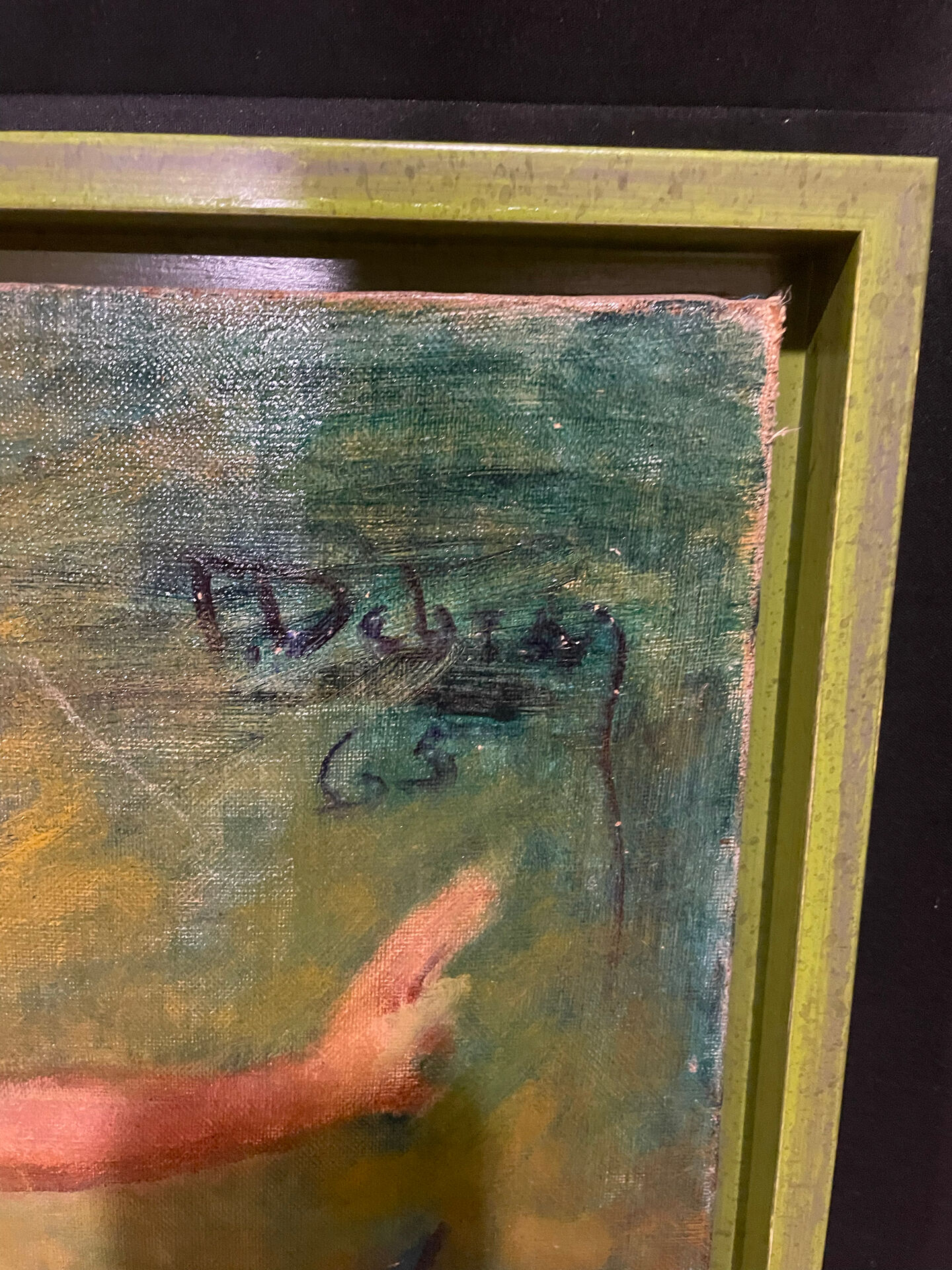 Huile sur toile signée