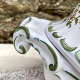 Hand-decorated earthenware soup tureen, Lallier Pottery