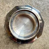 Coquillor butter dish in silver metal