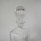 set consisting of a whiskey decanter and 6 crystal glasses 1970