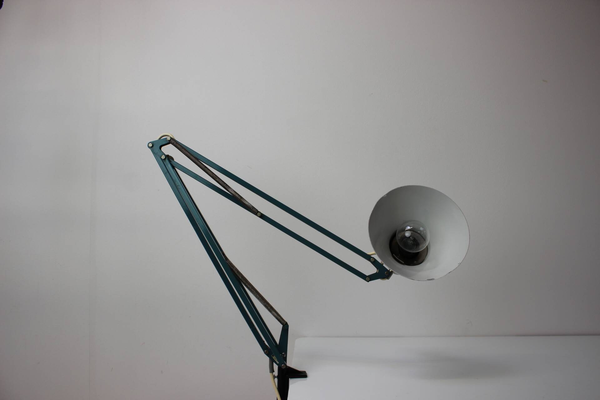 Attachable, adjustable table lamp by napako, czechoslovakia, 1960s
