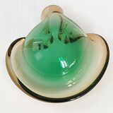 Vintage murano glass pouch tray 1960