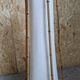 Table lamp made of fabric and bamboo
