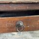 Petit écritoire table basse ancienne indonésienne en teck H33 40,5x55