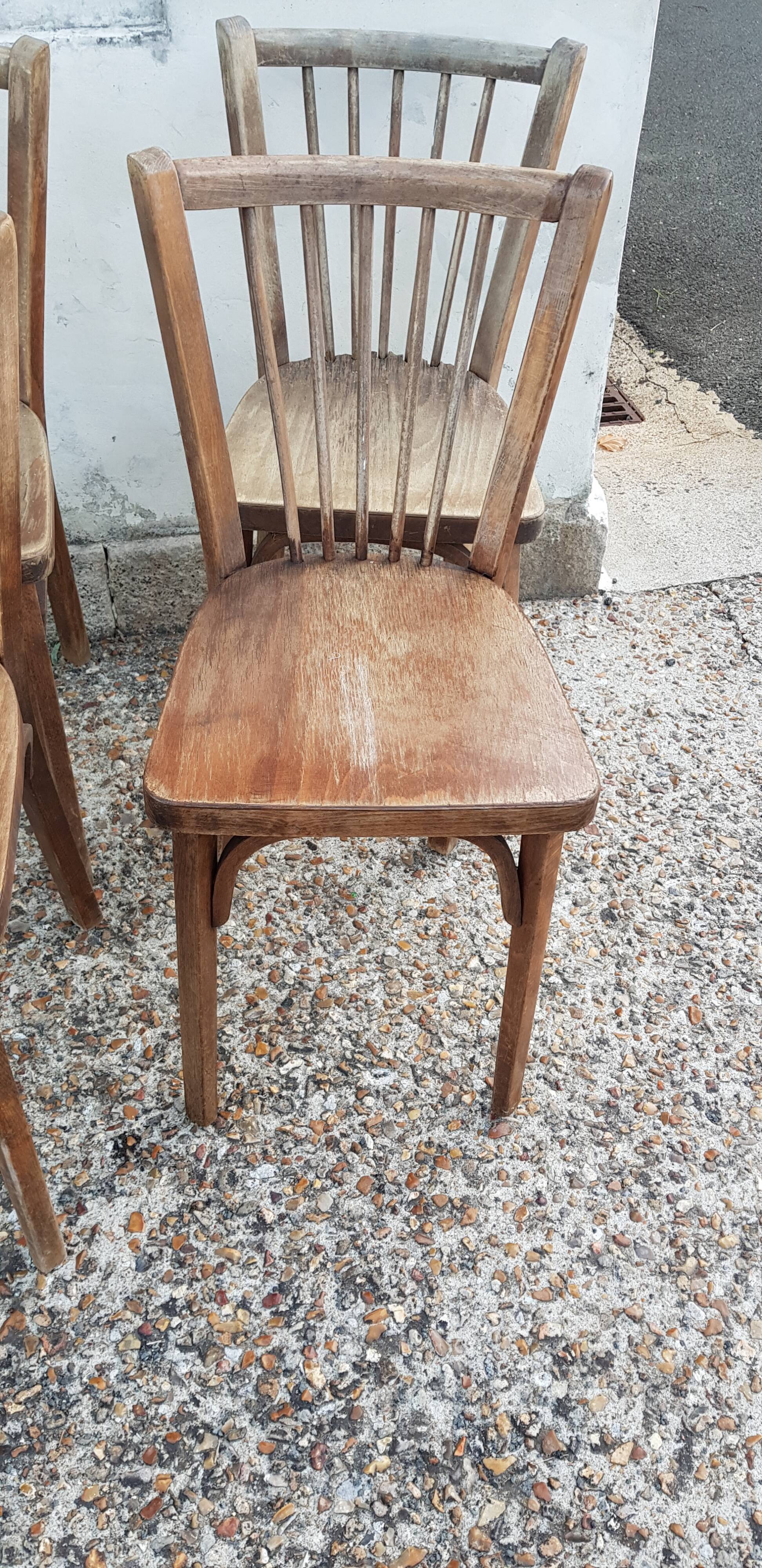 4 Baumann chairs
