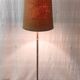 Lampadaire / liseuse tripode en métal doré - années 60