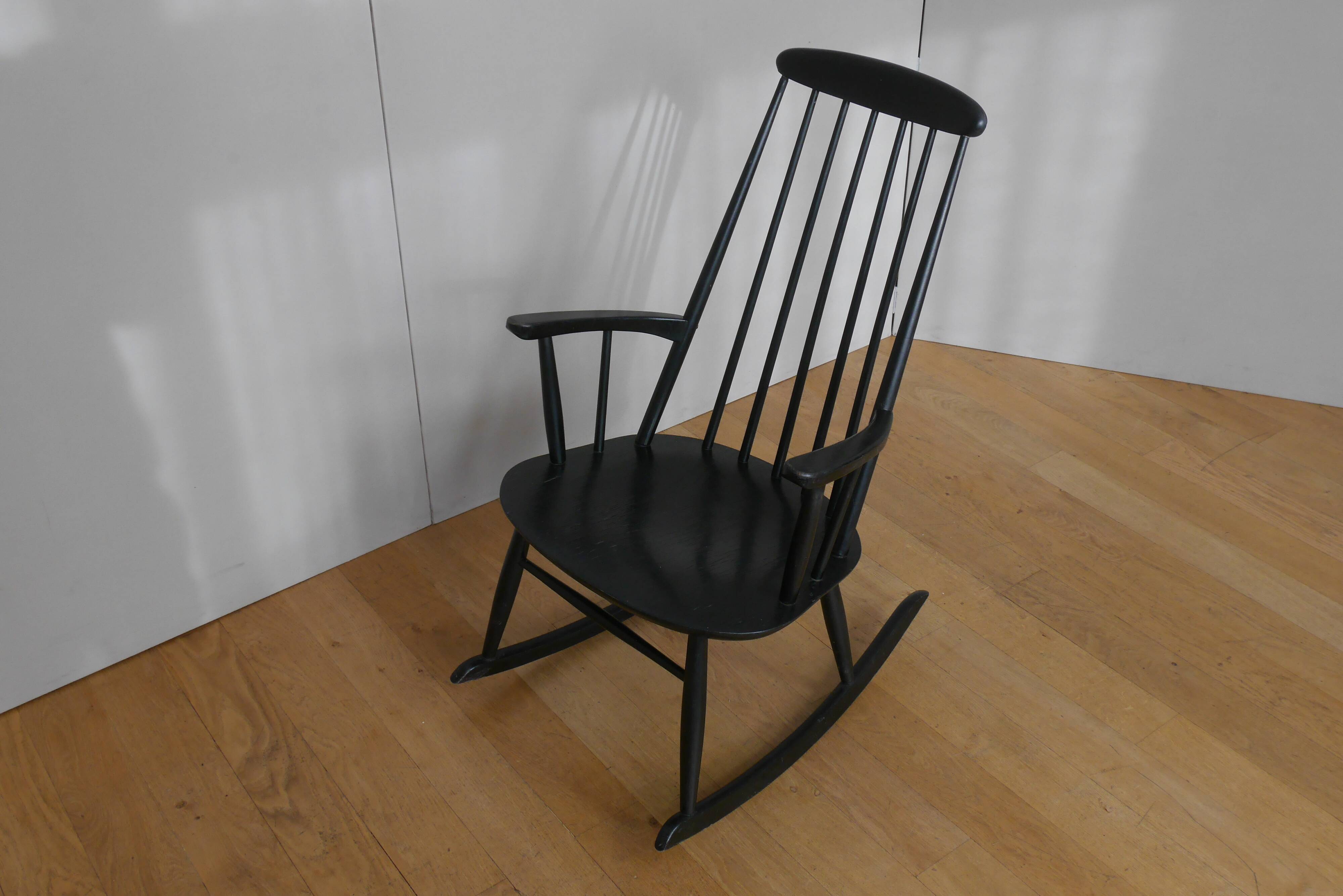 Scandinavian rocking chair Stol 60s