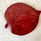 Ceramic sheet triflies burgundy 60s