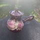 Coffee or tea service in enameled ceramic by Marius Giuge, artisan potter in Vallauris,