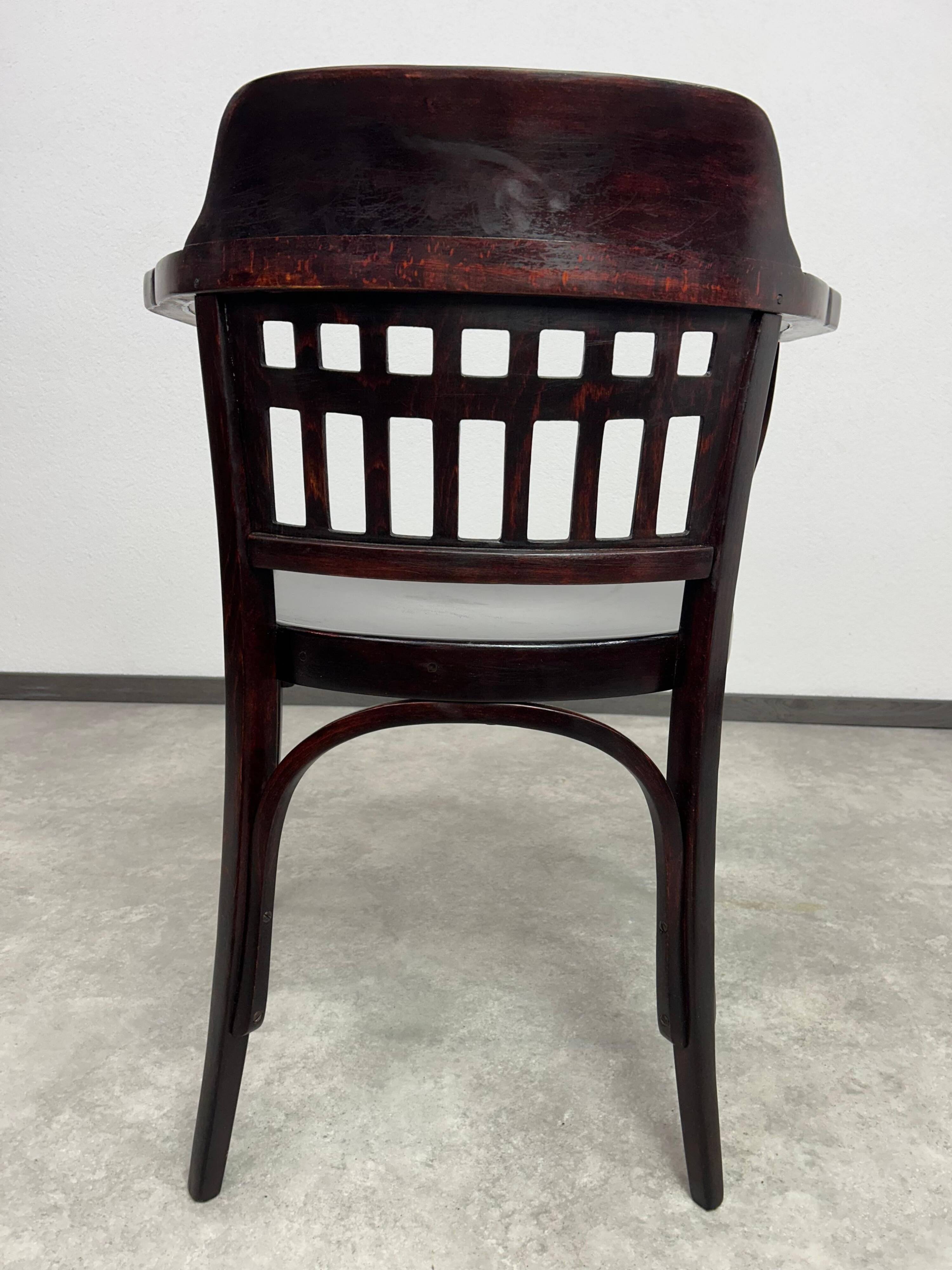 Secession office chair no. 714 by Otto Wagner for J&J Kohn