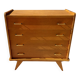 commode vintage aux pieds compas