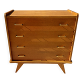 commode vintage aux pieds compas