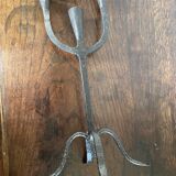 Wrought iron candlesticks