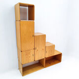 Set of Mid-Century Modular Wooden Cubes