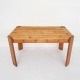Pinewood dining table, The Netherlands 1970's