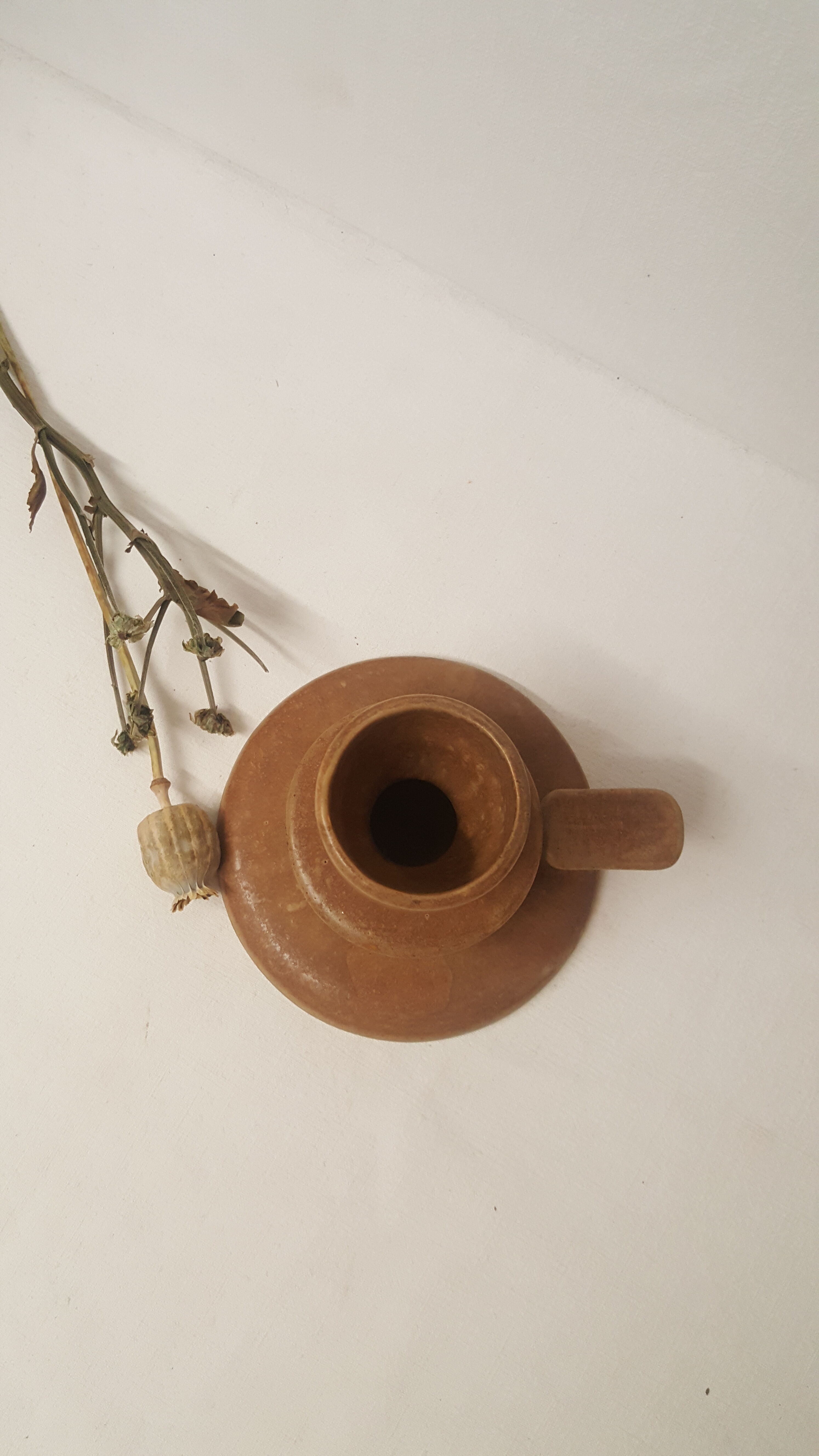 Sandstone cup bougeoir