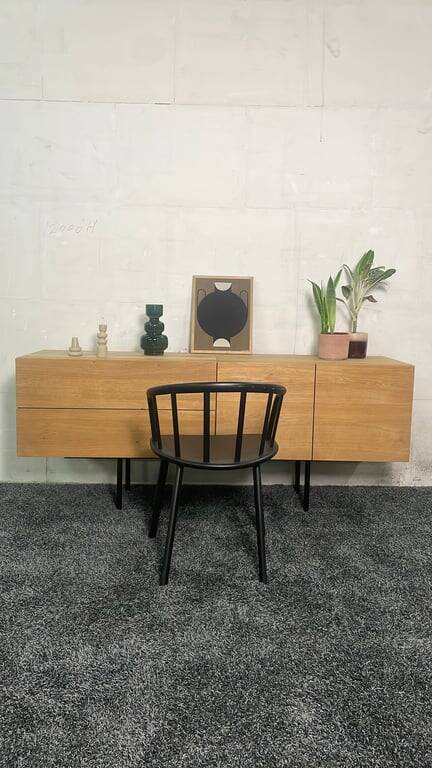 Pedrali Nym black armchair