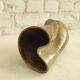 Sculptural Vase in Pyrite Stone - Organic Design 1970