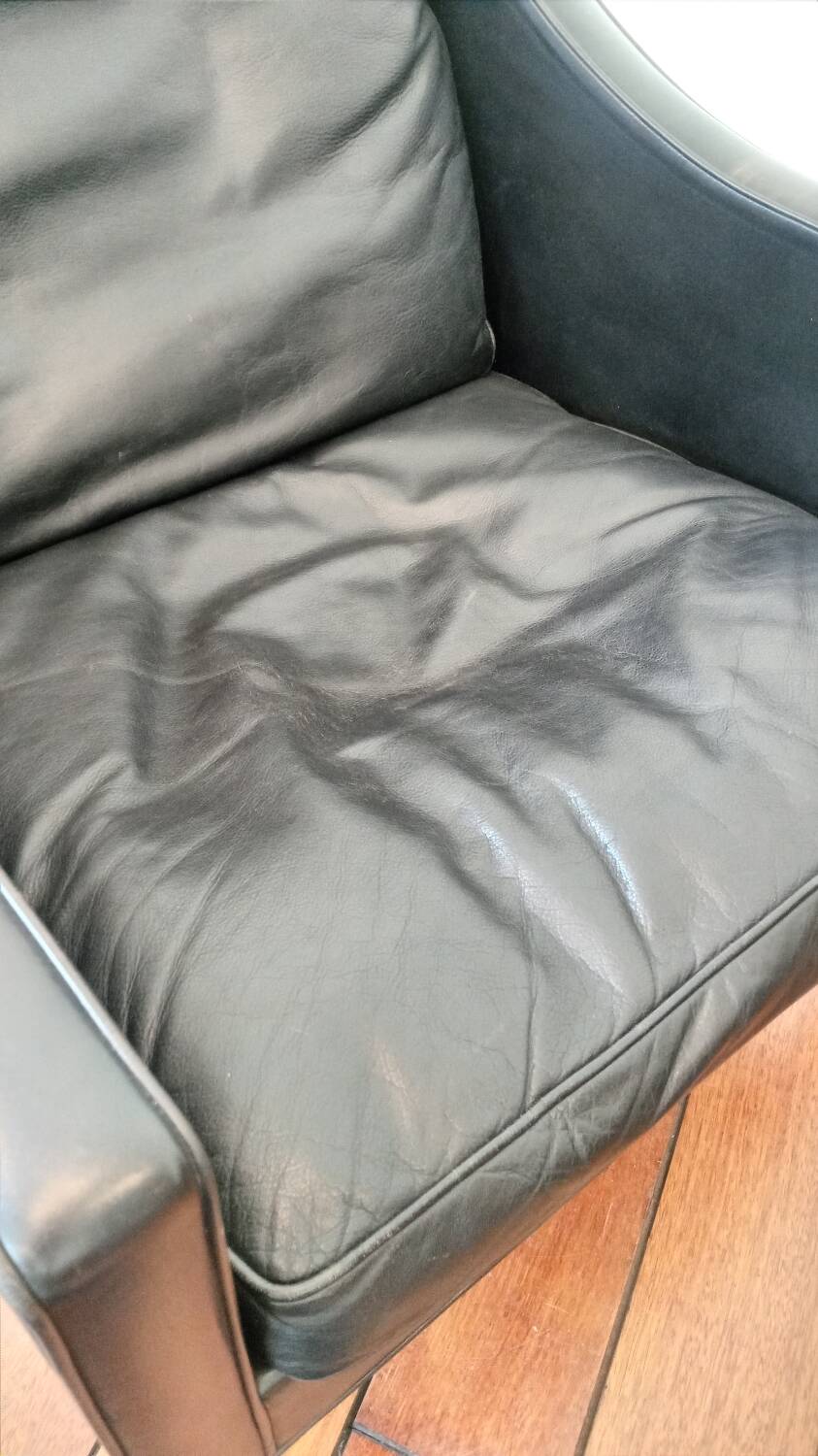 Borge Mogensen pair of armchairs, Fredericia Denmark edition